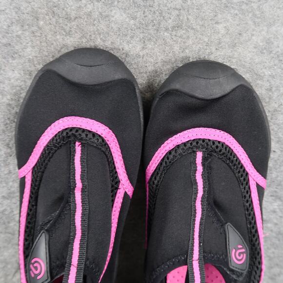 Champion Water Shoes Womens 5 6 Slip On Beach Swim Black Pink Flat Outdoor Sport - Picture 8 of 12